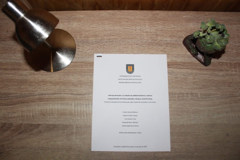 Estudiantes De Pregrado De Psicología UdeC Fueron Seleccionados Como Tesistas En Proyecto FONDECYT Que Priorizaba Postgrados